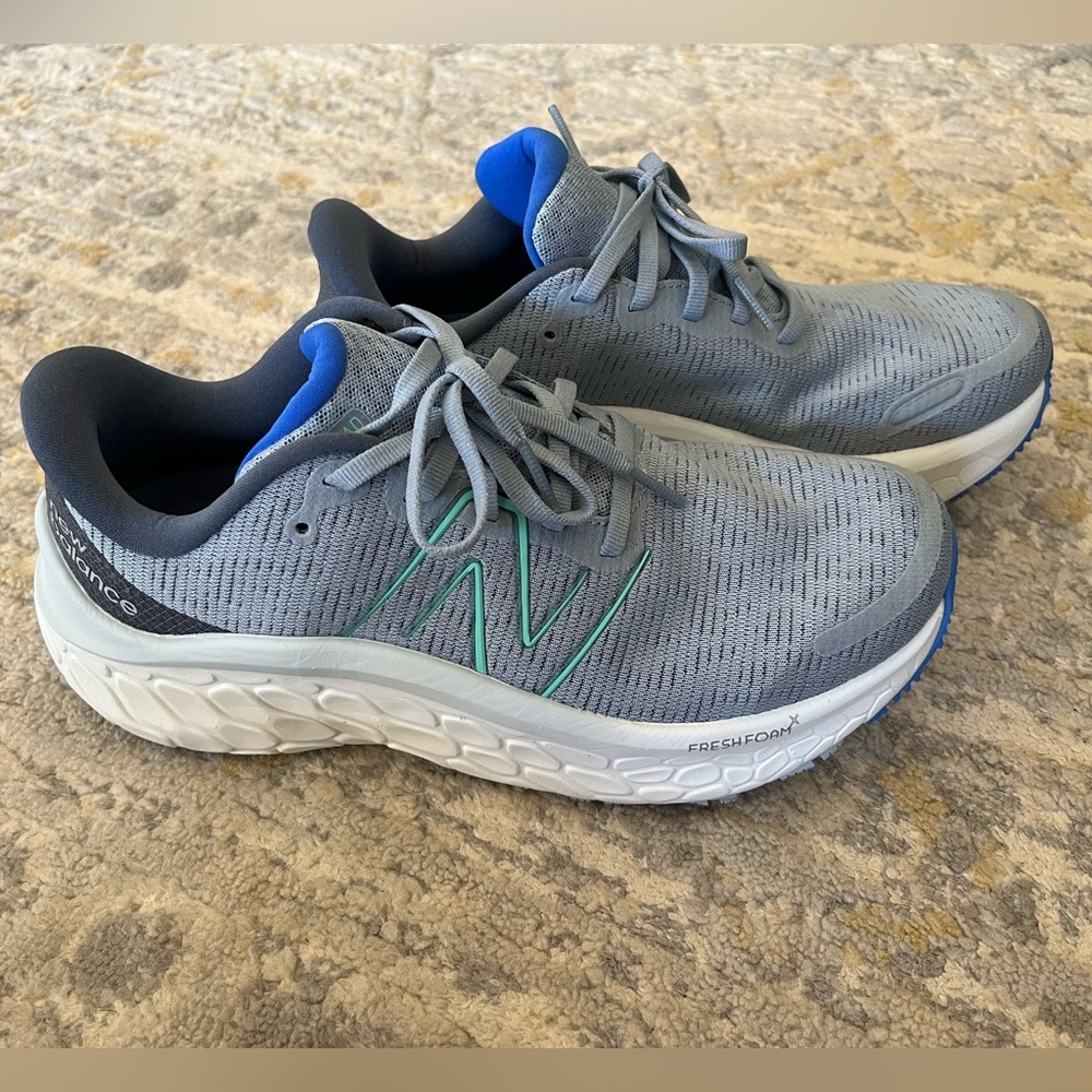New Balance Running Women’s Size 8 Blue Fresh Foam X Kaiha Road Tennis Gym Shoes